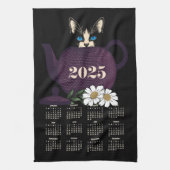 Tempest in einem Teekätzchen Katzenkatze Niedlich  Geschirrtuch (Vertikal)