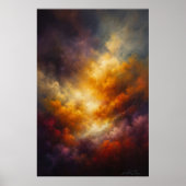 Tempest Lumina Abstract Poster (Vorne)