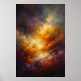 Tempest Lumina Abstract Poster