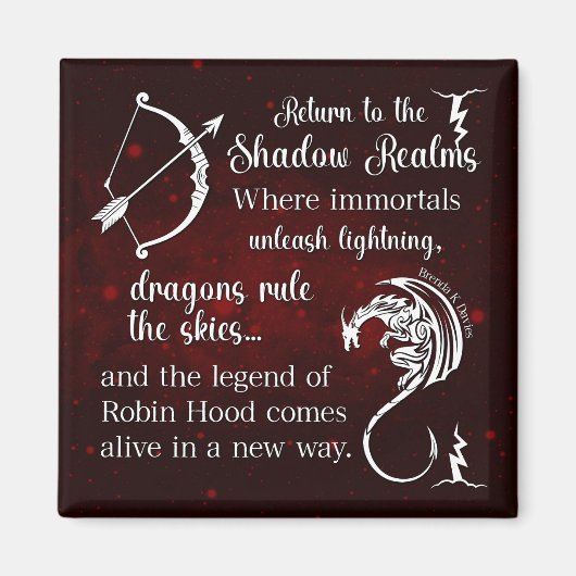 Tempest of Shadows Brenda K Davies Magnet (Vorne)