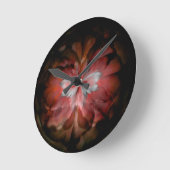 Tempest (rot) runde wanduhr (Winkel)