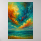 Tempest Serenade Abstract Poster (Vorne)