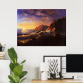 Tempest, Sonnenuntergang, schöne Kunst von Ivan Ai Poster (Heimbüro)
