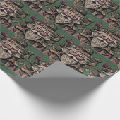 Temping Hippie Santa Geschenkpapier (Ecke)