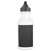 Templante DIY Blank Hinzufügen von Text in WHITE F Trinkflasche (Links)