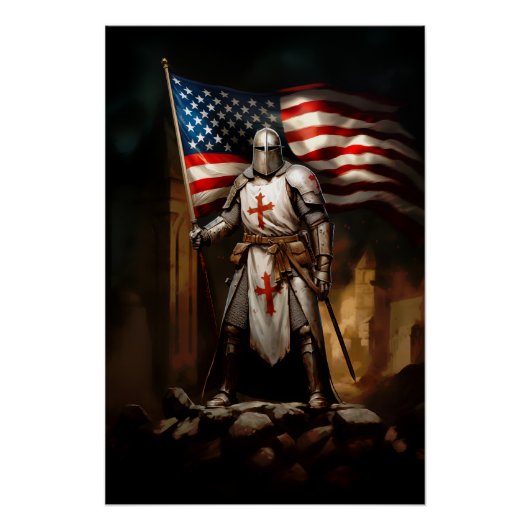 Templar American Knight Poster (Vorderseite)