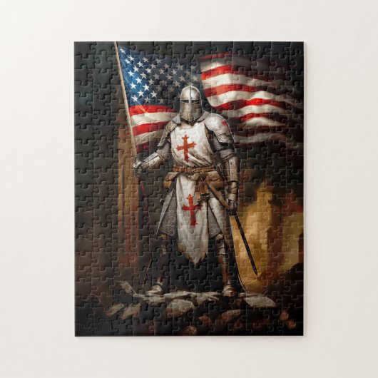 Templar American Knight Puzzle (Vertikal)