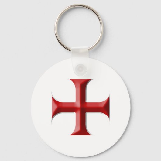 Templar Cross Schlüsselanhänger (Vorderseite)