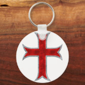 Templar Cross Schlüsselanhänger (Vorderseite)