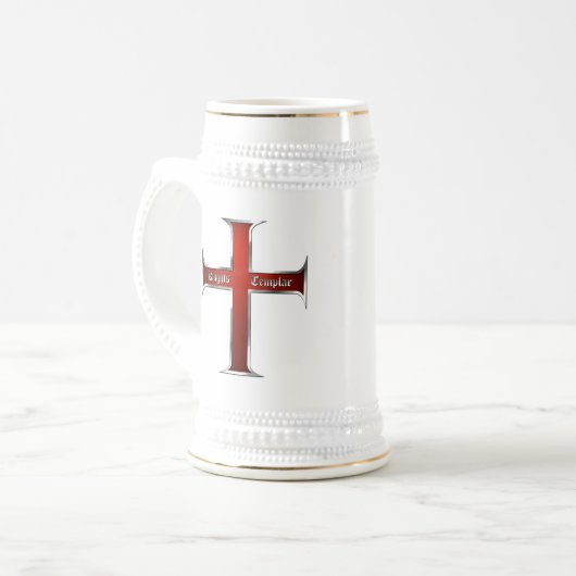 Templar Dbl Logo-Tasse Bierglas (Vorderseite Links)