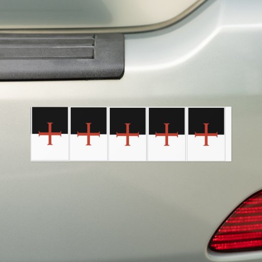 Templar Flagge Autoaufkleber (Auf Auto)