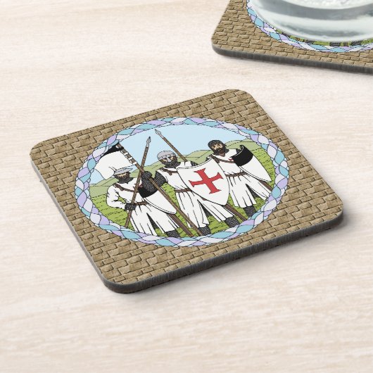 Templar Getränkeuntersetzer (Linke Seite)