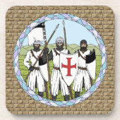 Templar Getränkeuntersetzer (Vorderseite)