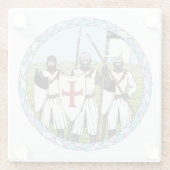 Templar Glasuntersetzer (Rückseite)