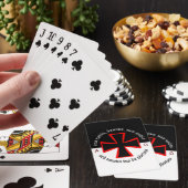 Templar Knight Alpha-Omega Non Nobis Domine Spielkarten (In Situ)