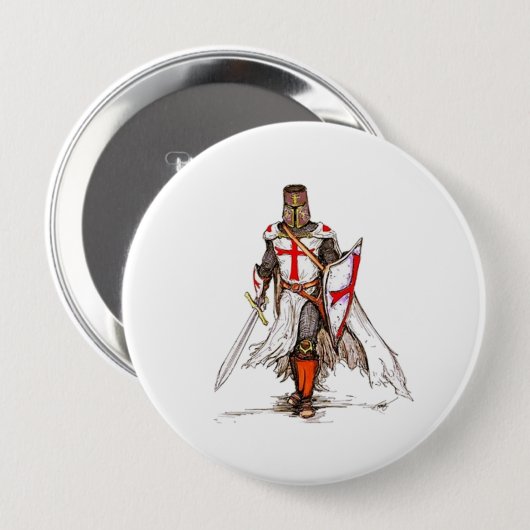Templar Knight Button (Vorne & Hinten)