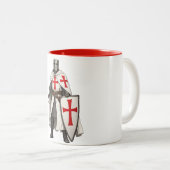 Templar Knight Crusader Coffee Mug Zweifarbige Tasse (VorderseiteRechts)