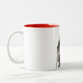 Templar Knight Crusader Coffee Mug Zweifarbige Tasse (Links)