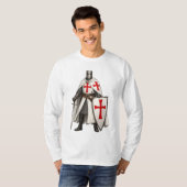 Templar Knight Crusader Men's Long Sleeve Tee (Vorne ganz)