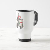 Templar Knight Crusader Travel Mug Reisebecher (VorderseiteRechts)