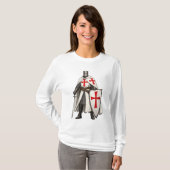 Templar Knight Crusader Women's Long Sleeve Tee (Vorne ganz)