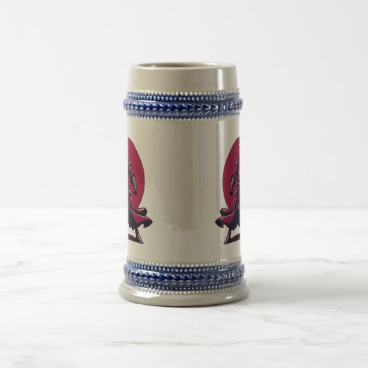 Templar Knight Custom Minimalistisch Design Bierglas (Mittel)