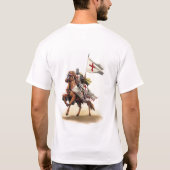 Templar Knight Kreuzfahrer Jerusalem T - Shirt (Rückseite)