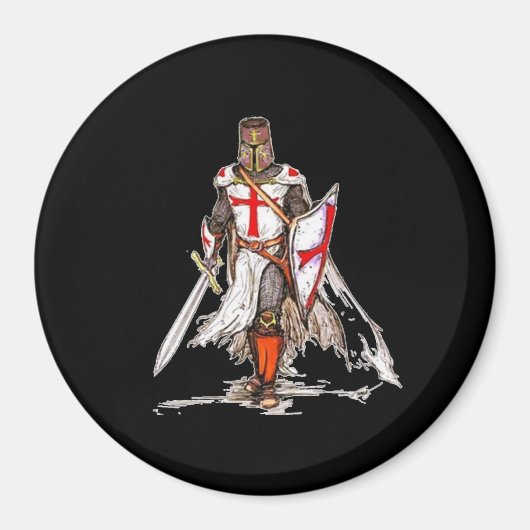 Templar Knight Magnet (Vorne)
