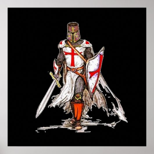 Templar Knight Poster (Vorne)
