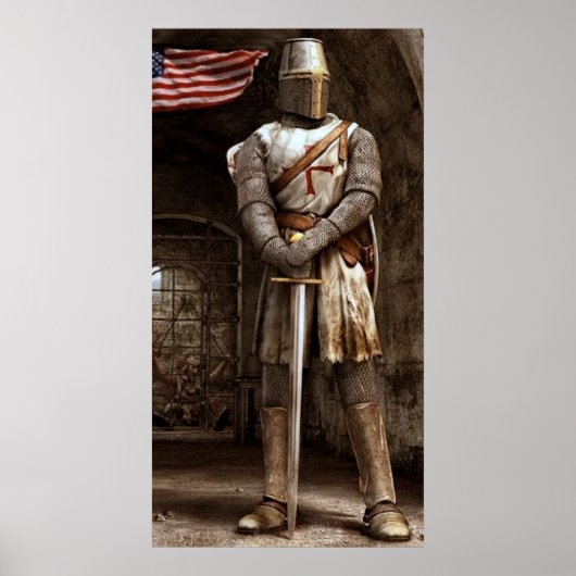 Templar Knight Poster Art (Vorne)