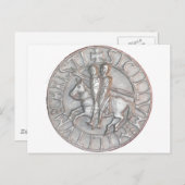 TEMPLAR KNIGHTS EMBLEM POSTKARTE (Vorne/Hinten)