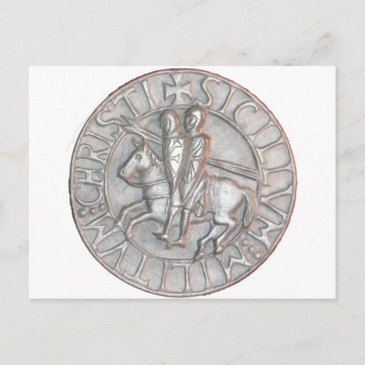 TEMPLAR KNIGHTS EMBLEM POSTKARTE (Vorderseite)
