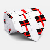 Templar Kreuz auf Beausant Krawatte (Gerollt)