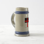 Templar Kreuz auf Beausant Tassen u. Steins (Vorderseite Links)