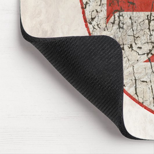 Templar Kreuz, beunruhigt Mousepad (Ecke)