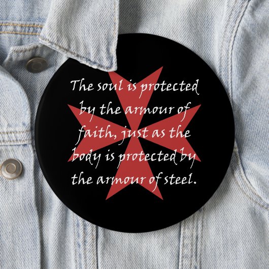 Templar Kreuz Button (Beispiel)