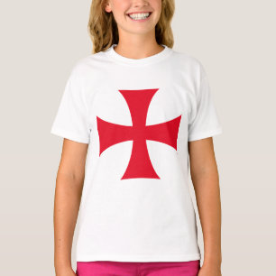 Templar-Kreuz Mädchen T-Shirt