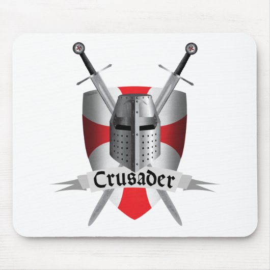 Templar - Kreuzfahrer-Arme Mousepad (Vorne)