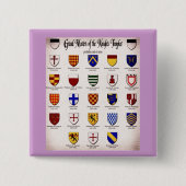 Templar Master Heraldry Button (Vorderseite)