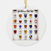 Templar Master Heraldry Keramikornament (Vorne)