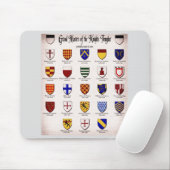 Templar Master Heraldry Mousepad (Mit Mouse)