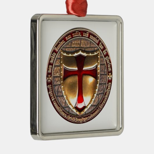 TEMPLAR MÜNZE ORNAMENT AUS METALL (Rechts)