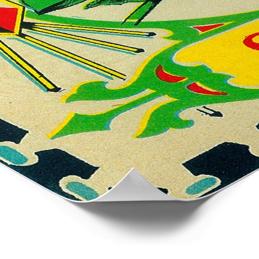 Templar Peas LabelGrand Rapids, MI Poster (Ecke)