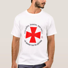 Templar Ritter Alpha Omega Non-Nobis Domine T-Shirt