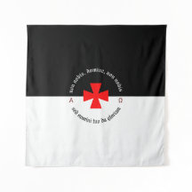 Templar Ritter Alpha Omega Non-Nobis Domine