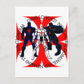 Templar Superheroes Postkarte (Vorderseite)