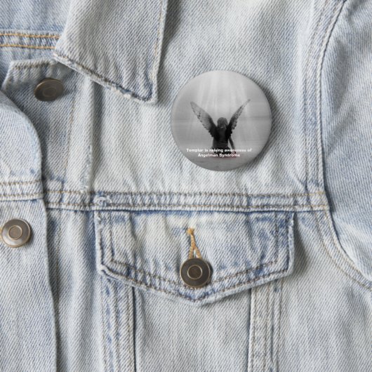 Templar weckt Bewusstsein von Angelman Syndrom Button (Beispiel)