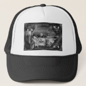 Templars Bewusstseins-Hut B&W Truckerkappe (Vorderseite)