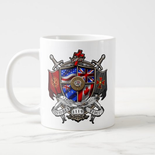 Templars International Crest Jumbo 20oz 2 Jumbo-Tasse (Links)