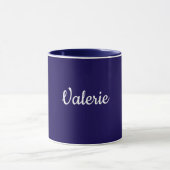 Template, Add Your Own Text, Navy Blue, Tasse (Zentrum)